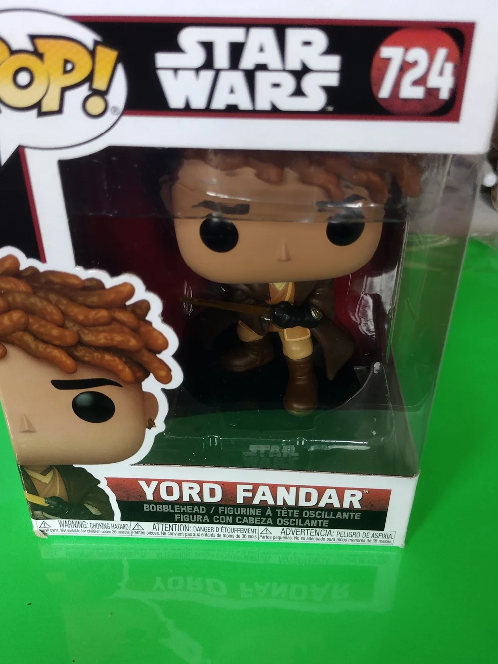 Funko Star Wars Yord Fandar Pop! Vinyl Figure - Brown, Black